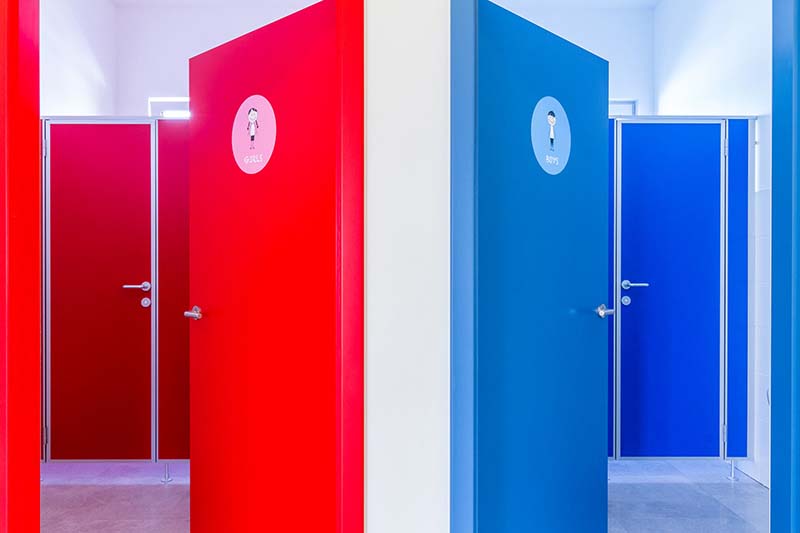 Základní a mateřská škola Beroun dřevostavba sádrokarton Rigistabil